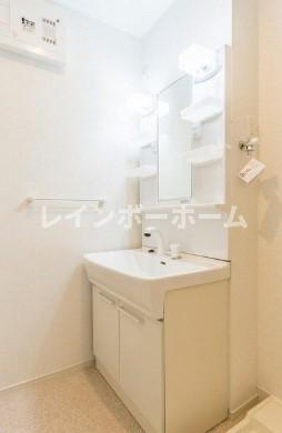 入間郡三芳町大字藤久保のアパートの洗面所