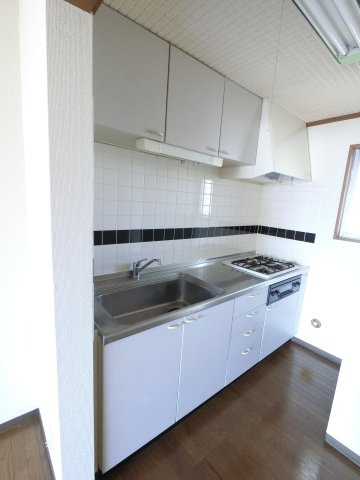 ヒルサイドおゆみ野A棟のキッチン|※他のお部屋の似た間取りのお写真です