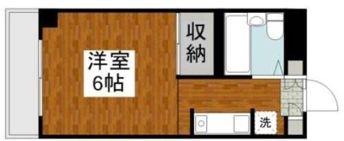 稲城市矢野口の賃貸マンションの間取り