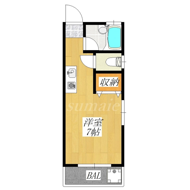 小池コーポの間取り|2面採光です☆