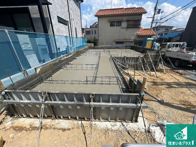 堺市中区八田南之町　第2期　新築一戸建ての外観|周辺は落ち着いた街並みの住宅地！子育てがしやすい住環境です！まだ未完成ですが、現地でしかわからない事もございます。是非一度ご覧ください。