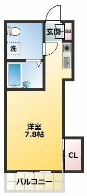 山口第一ビルの間取り|間取りです。