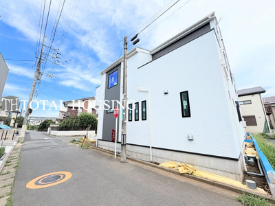 【前面道路含む現地写真】 | 国分寺市西町3丁目　新築戸建　全３棟