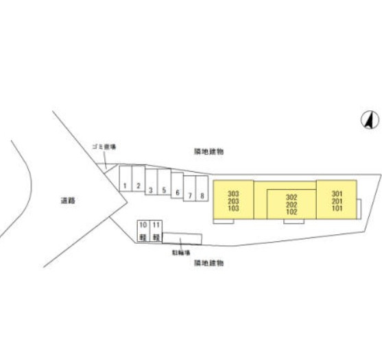 ルピネスの区画図