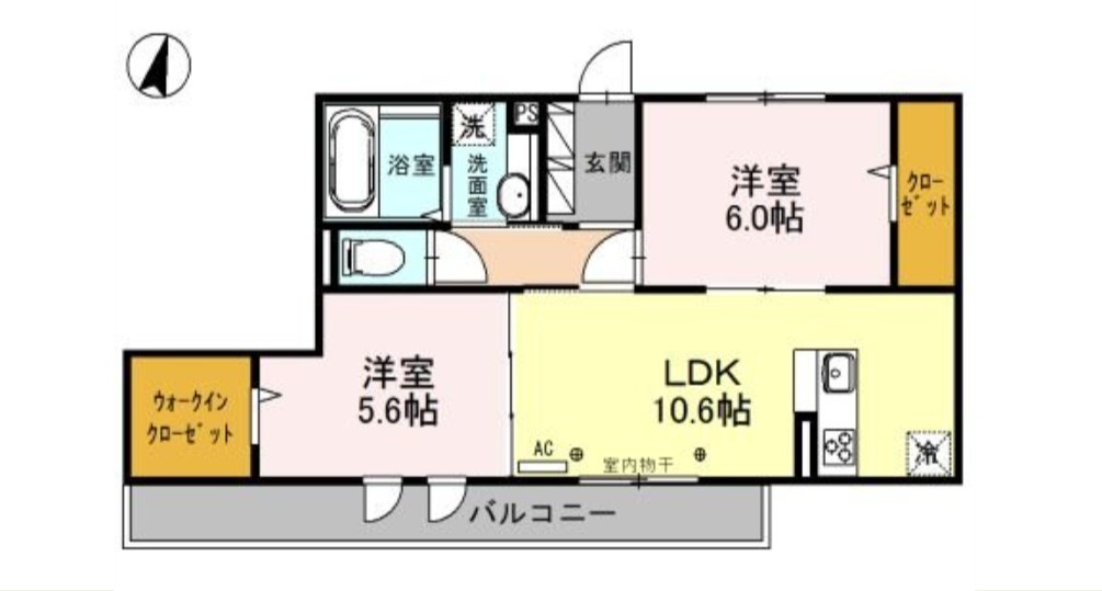 ルピネスの間取り