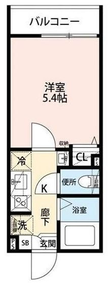 ログリア江北の間取り|間取りです。
