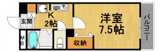 クレール宝塚２の間取り