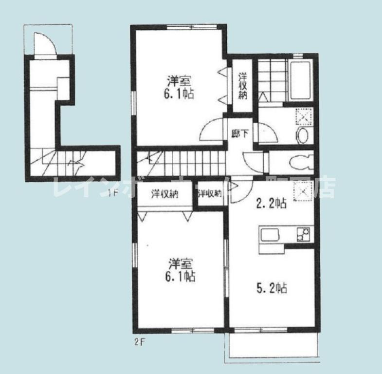 西鶴間KIガーデンズ　壱番館※初期費用分割後払いサービス利用可能物件の間取り