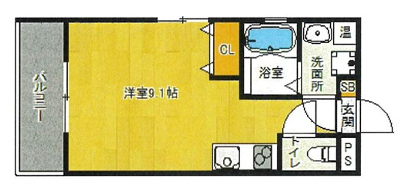 パークス京都東の間取り