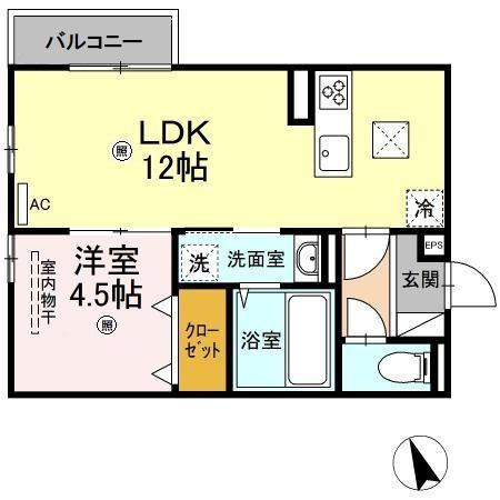 ノクターン　Ⅱ棟の間取り