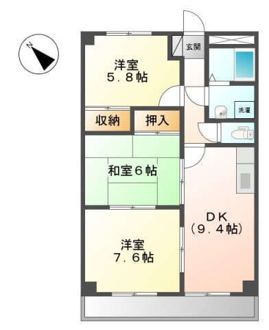 メイプルハウスの間取り