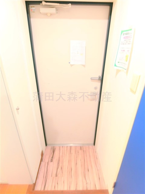 シンシア蒲田ステーションプラザの玄関