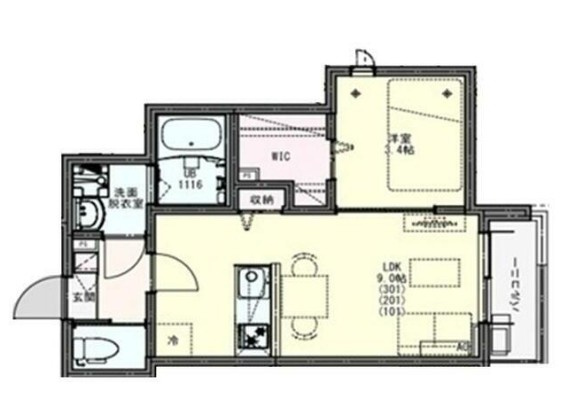 KEIAI RESIDENCE 北越谷Ⅱの間取り