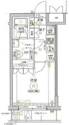 セジョリ北千住の間取り|間取りです。