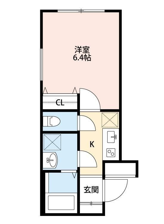 TRYM武蔵小杉の間取り|間取りです。