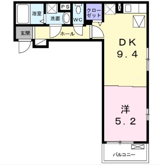 ふじみ野市新田２丁目のアパートの間取り