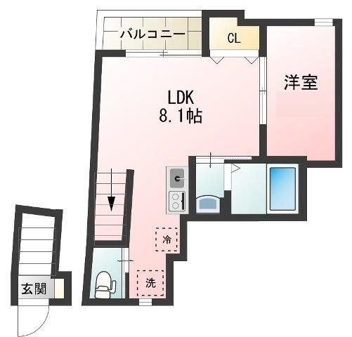 Ｇｌａｎｚ西ヶ原の間取り|間取りです。