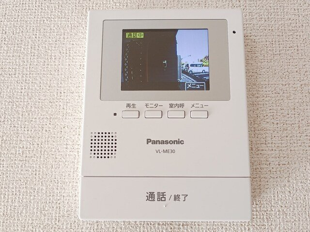 アベニーダ　はなみずきのセキュリティ|来訪者の顔が見えるモニターホン付き