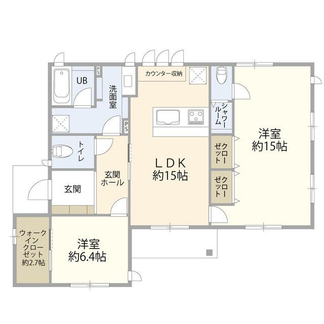 習志野市袖ケ浦４丁目住宅（０００６１１８）の間取り