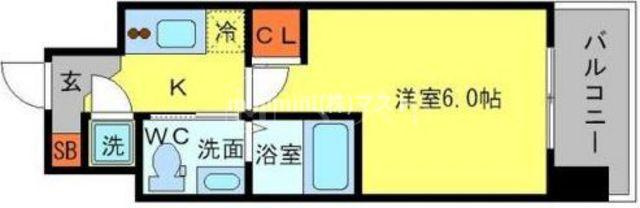エスリード新梅田ノースポイントの間取り