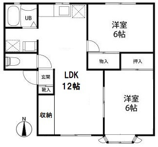メンバーズタウンかすみの間取り