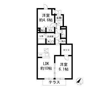 Prendre ｆの間取り