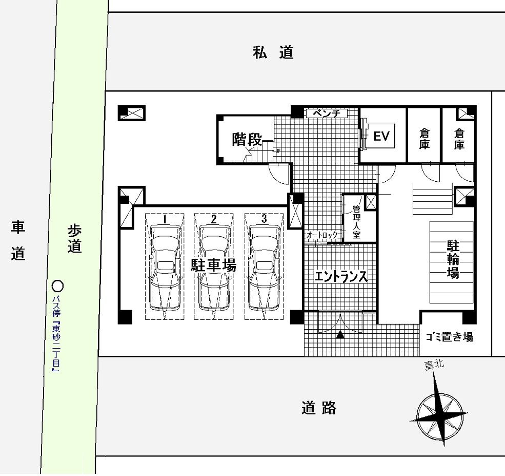 アルモニ～Ｔ＆Ｍの区画図