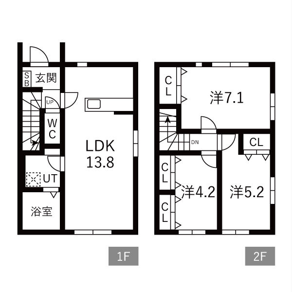 【新築】グランルークの間取り