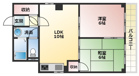【間取り】 | プレステル桑津