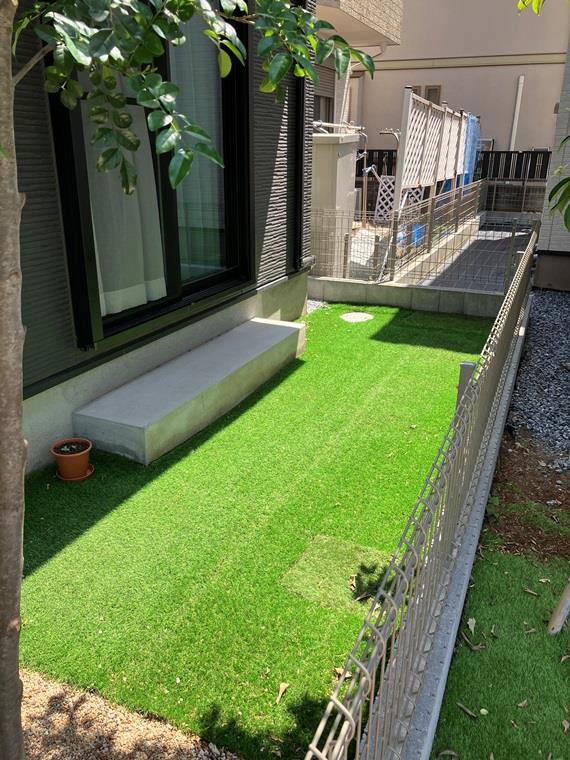 関前戸建の庭|お庭も活用できます