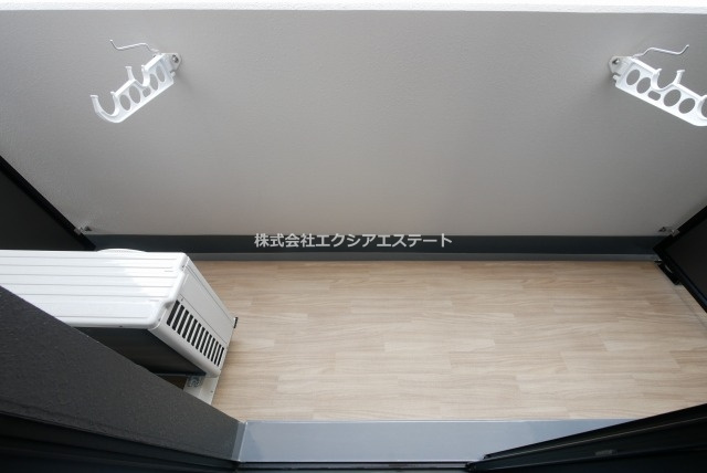 GRAND STEADY西田辺のバルコニー
