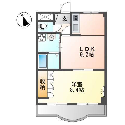 花町コマの間取り
