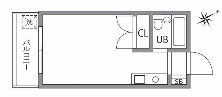 エクレール仙川Part2の間取り|間取り図