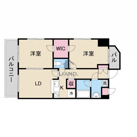 グラシア大濠　 南当仁小学校区の間取り|グラシア大濠