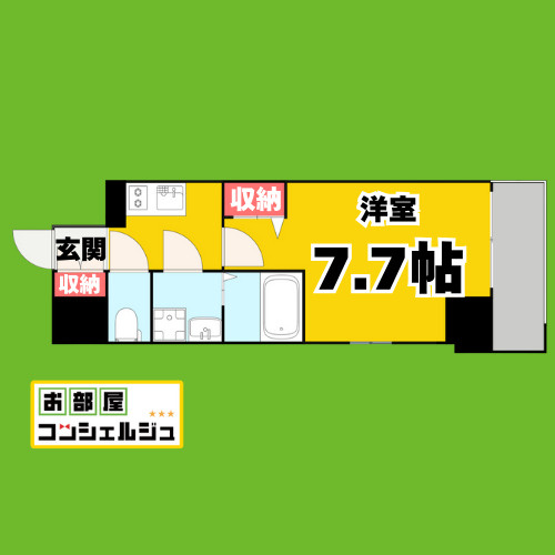 エスリード栄ル・クールの間取り