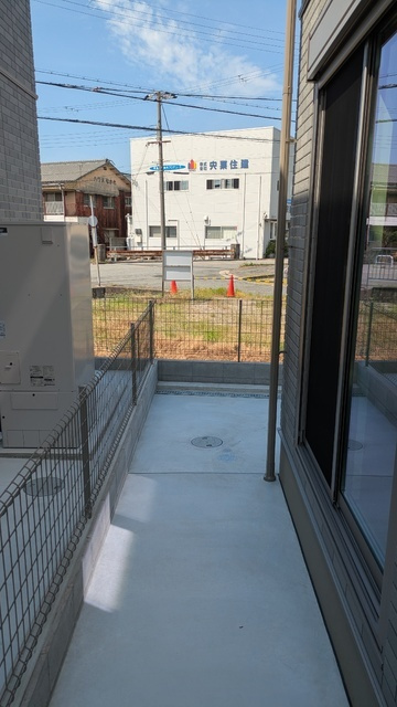 ハイムメゾン西土井Ａ棟のバルコニー
