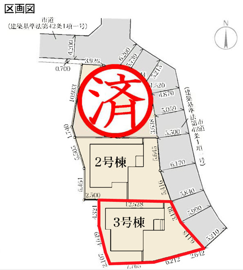 【区画図】 | Livele Garden.S　南沢又北川原第2　3号棟 | ★内覧予約でブランド米2kg★