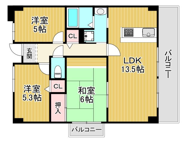 【間取り】 | ユンヌ・ホワイエ