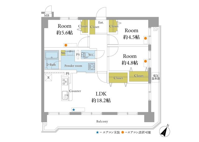 シテイライフ吉塚の間取り|間取り