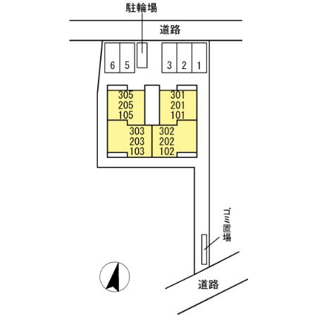 メゾン太閤の区画図