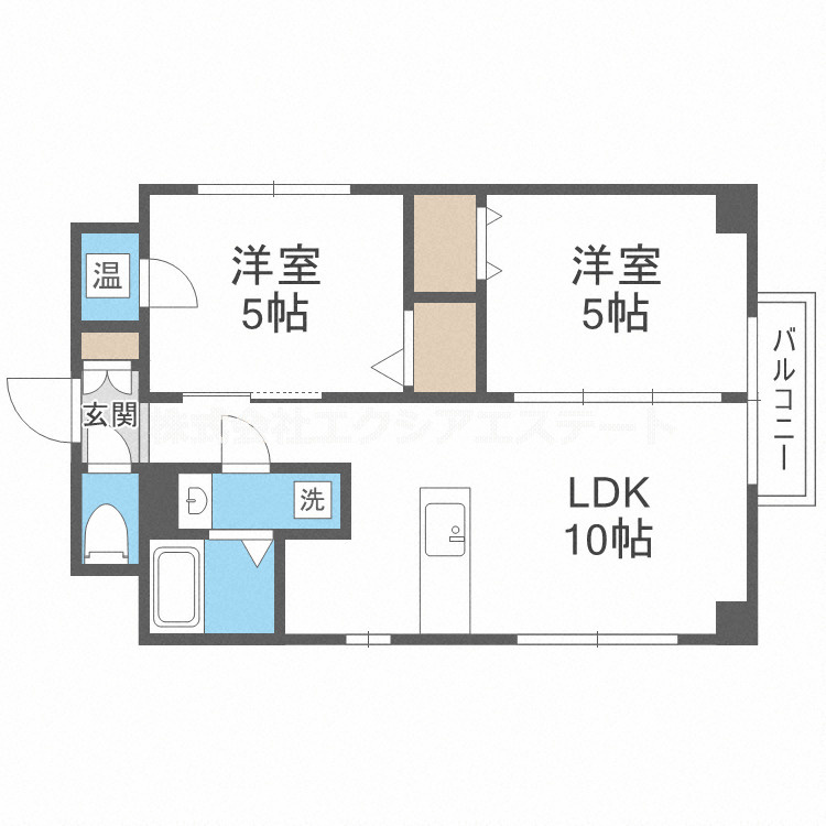 ＡＭ夕陽丘セカンドの間取り