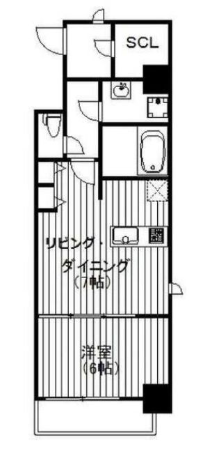 セイル淀屋橋の間取り