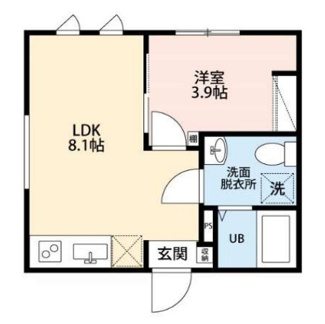 【間取り】 | カンパネラ寺町 | 間取りです。