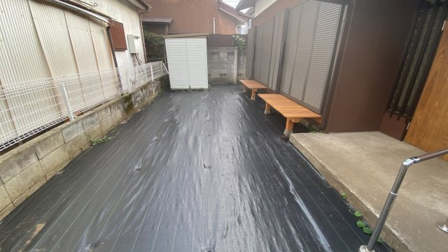 トクラハウスCの庭|簡単な家庭菜園も楽しめるお庭です