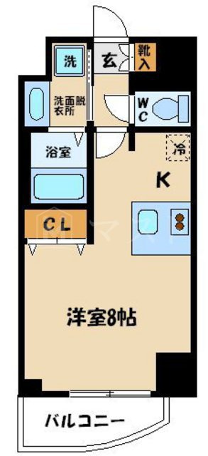 プレサンス中之島公園アティレの間取り