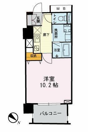 メゾンシンテイⅠの間取り|間取りです