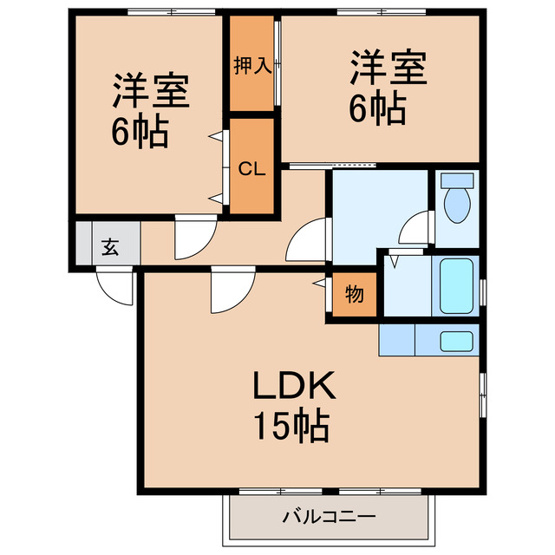 【間取り】 | クラフト5番館