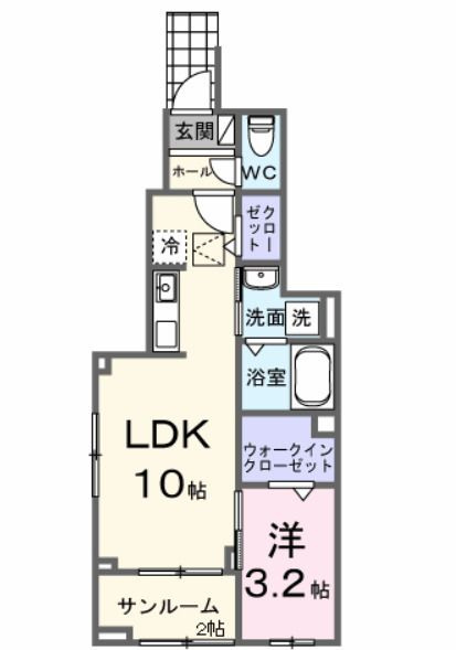 サンパティーク大脇　　刈谷市の賃貸ならクラスホーム刈谷店の間取り