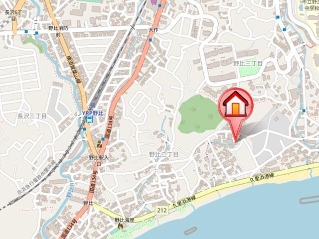 ルミエール二番館の地図