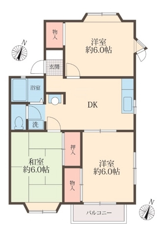 ルミエール二番館の間取り